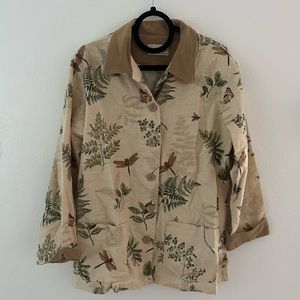 Vintage Gotcha Covered Touch of Blue Blazer or light coat